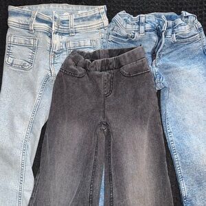 H&M Black Elastic-Waist Kids Jeans
